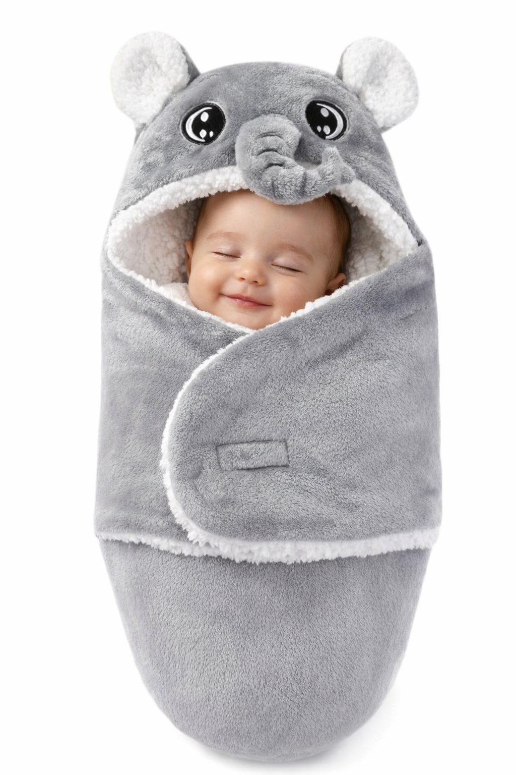 BRANDONN Baby Hooded Blanket & Bath Towel Set – Bear Design (0–9 Months)