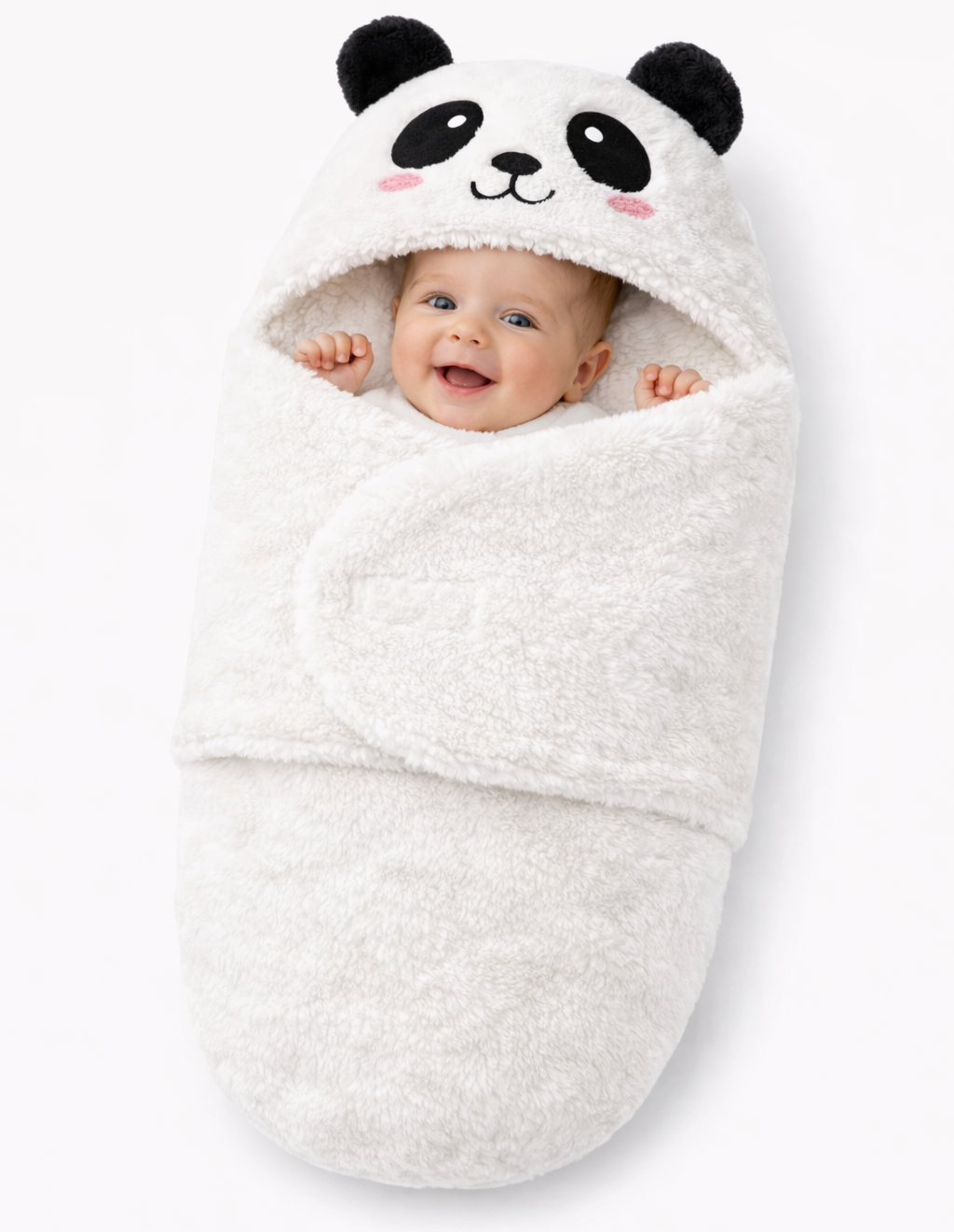 BRANDONN Baby Hooded Blanket & Bath Towel Set – Bear Design (0–9 Months)