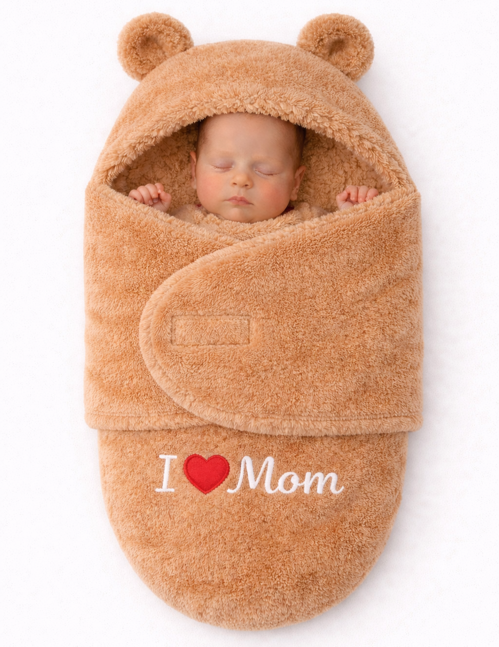 BRANDONN Hooded Baby Blanket & Bath Towel for Newborn (0–9 Months)