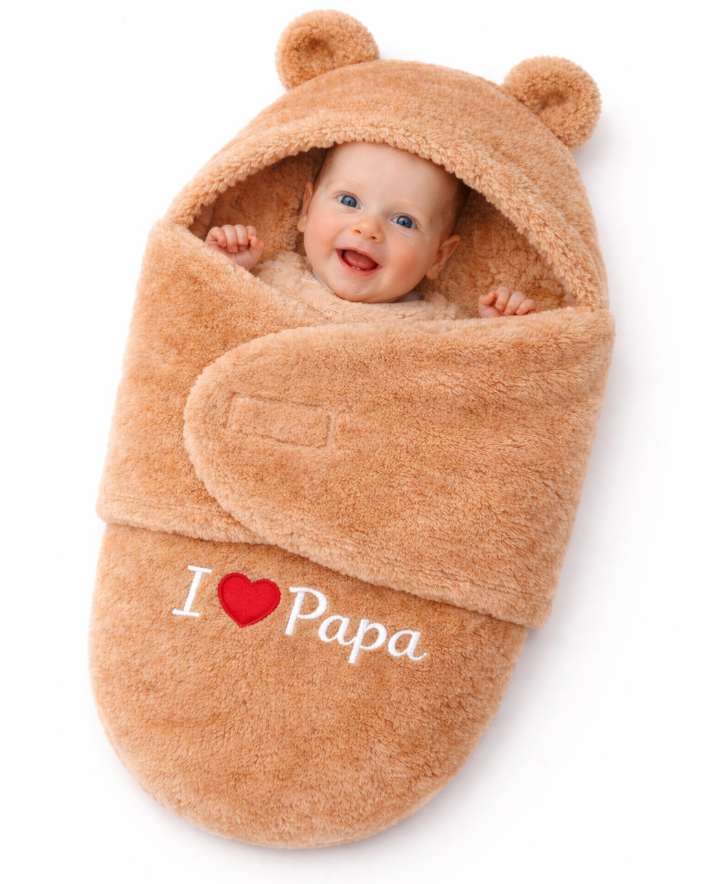 BRANDONN Hooded Baby Blanket & Bath Towel for Newborn (0–9 Months)