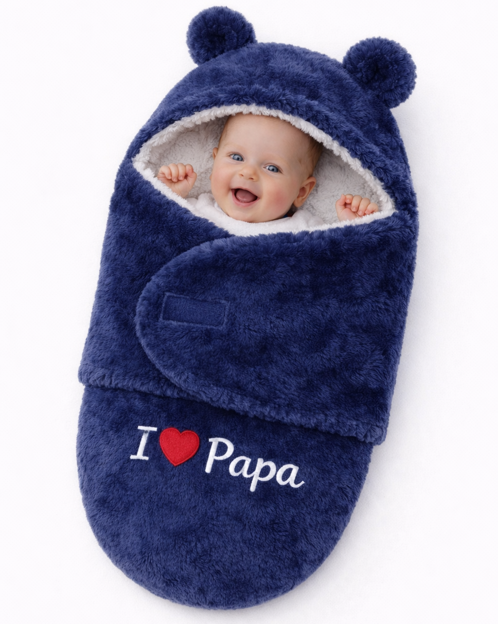 BRANDONN Hooded Baby Blanket & Bath Towel for Newborn (0–9 Months)