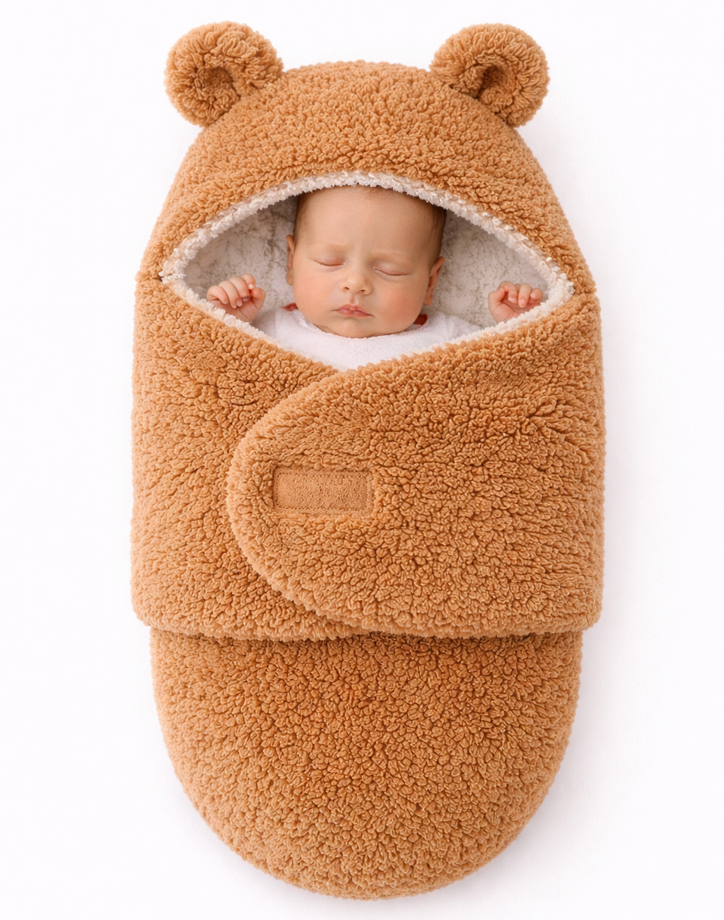 BRANDONN Hooded Baby Blanket & Bath Towel for Newborns (0–9 Months)