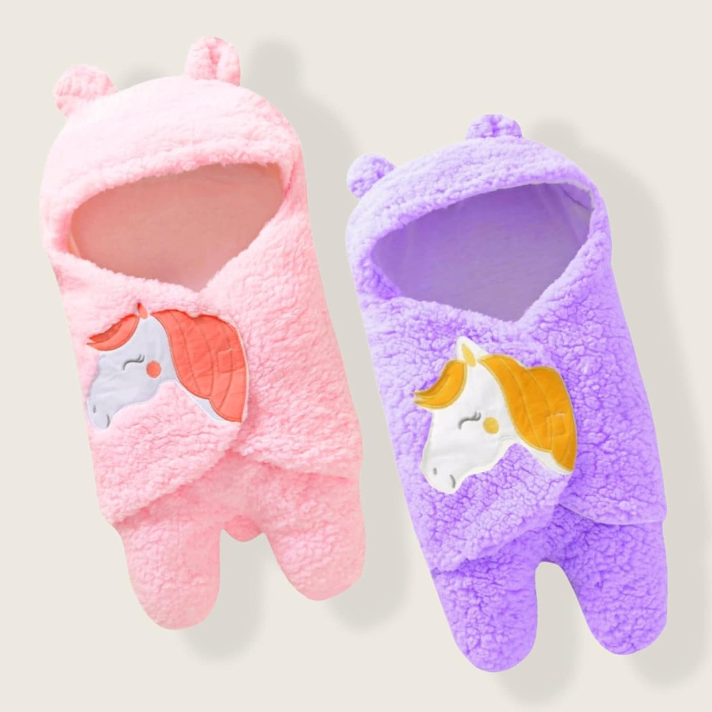 First Kick Baby Blanket Newborn Gift Pack of Swaddle Wrapper, 0-9 Months, Length 68 cm x Width 68 cm