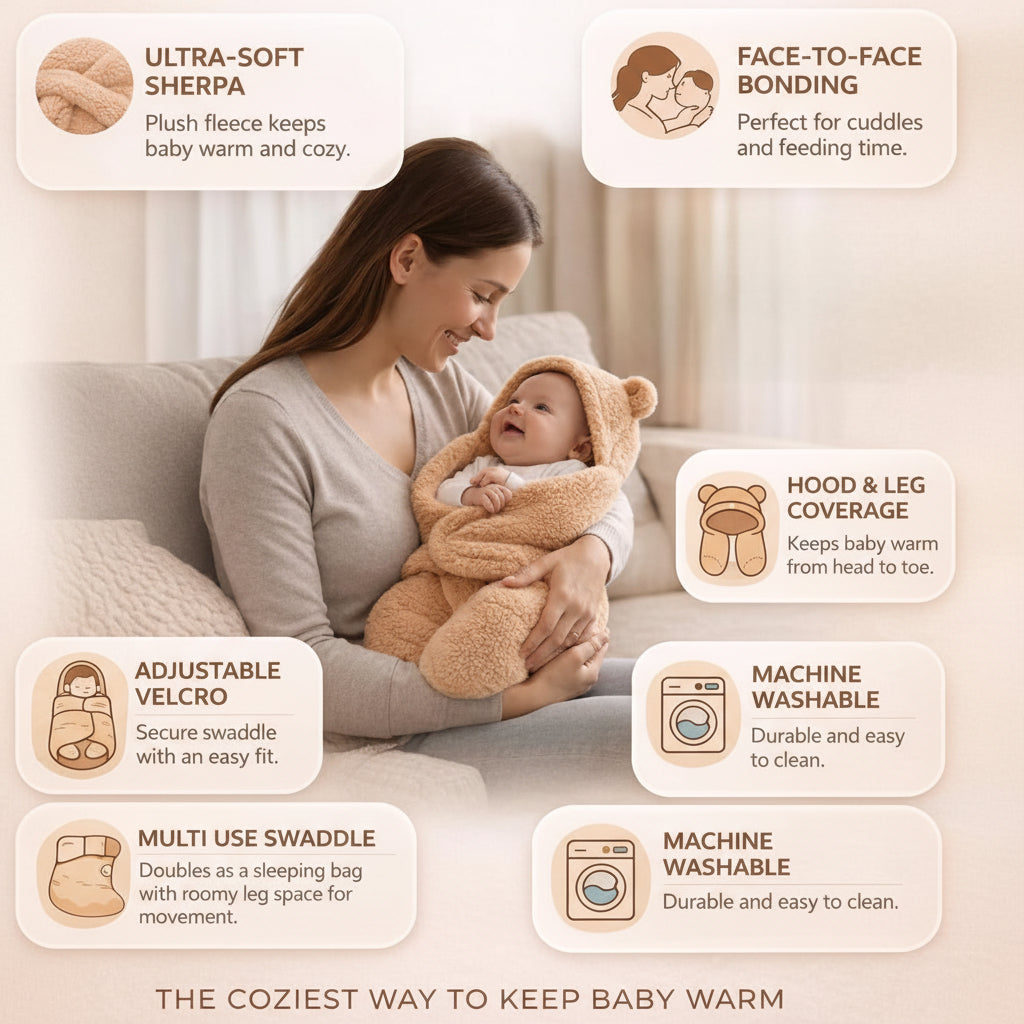 First Kick Baby Blanket Newborn Gift Pack of Swaddle Wrapper, 0-9 Months, Length 68 cm x Width 68 cm
