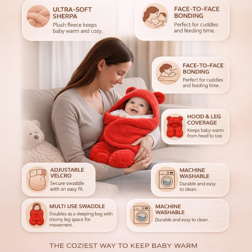 First Kick Baby Blanket Newborn Gift Pack of Swaddle Wrapper, 0-9 Months, Length 68 cm x Width 68 cm