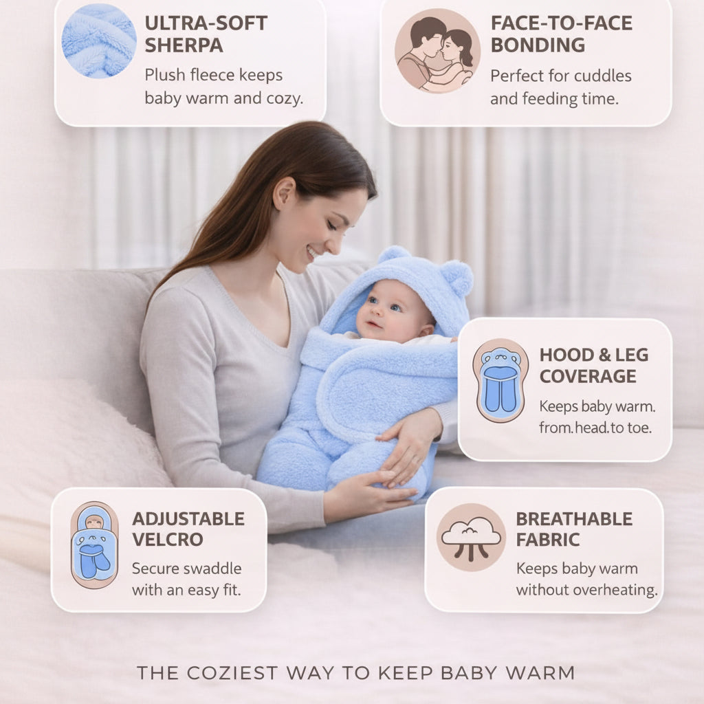First Kick Baby Blanket Newborn Gift Pack of Swaddle Wrapper, 0-9 Months, Length 68 cm x Width 68 cm