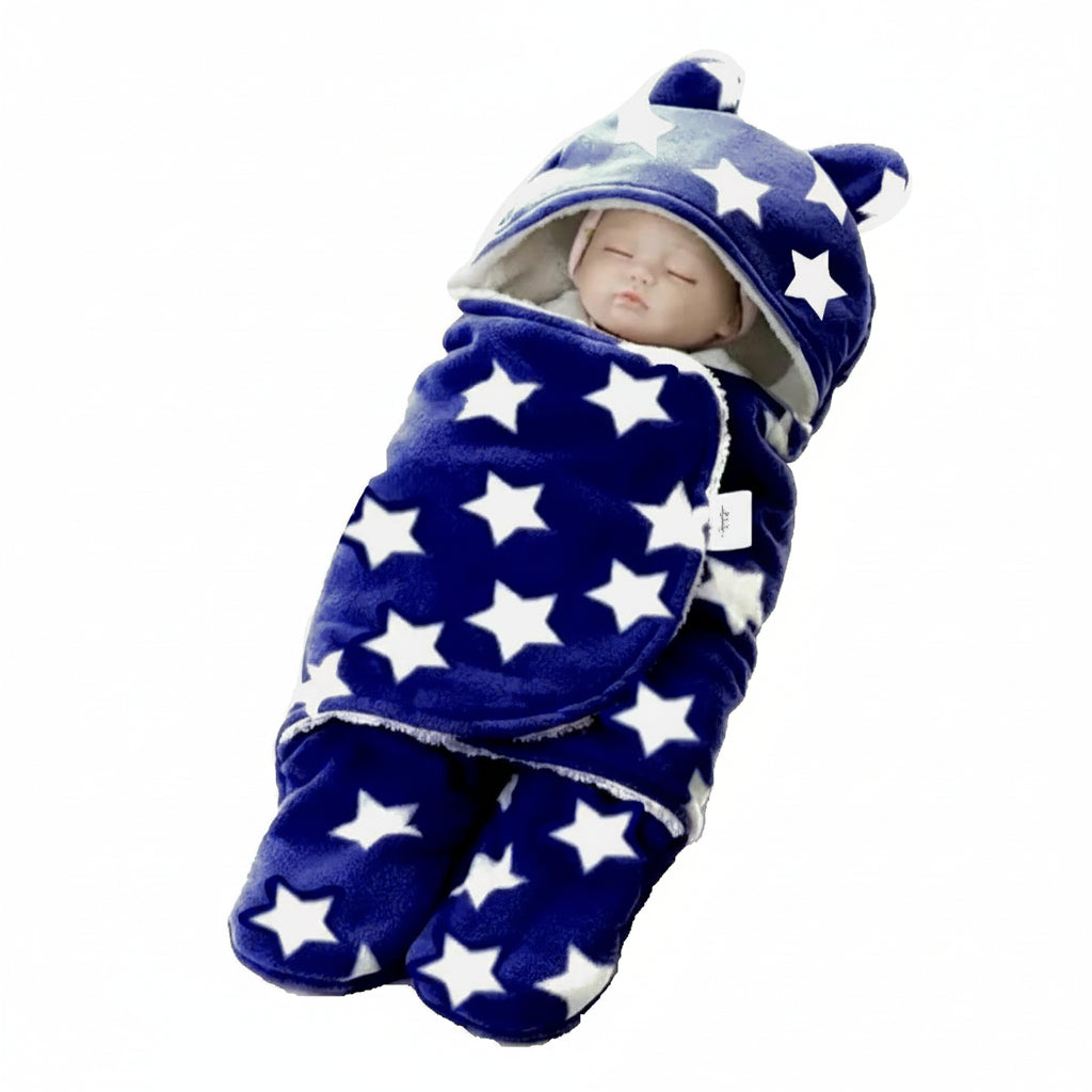 First Kick New Born Baby Gift Set Combo Pack for Baby Boys and Baby Girls Pack of 2 Pcs Blue Dogs