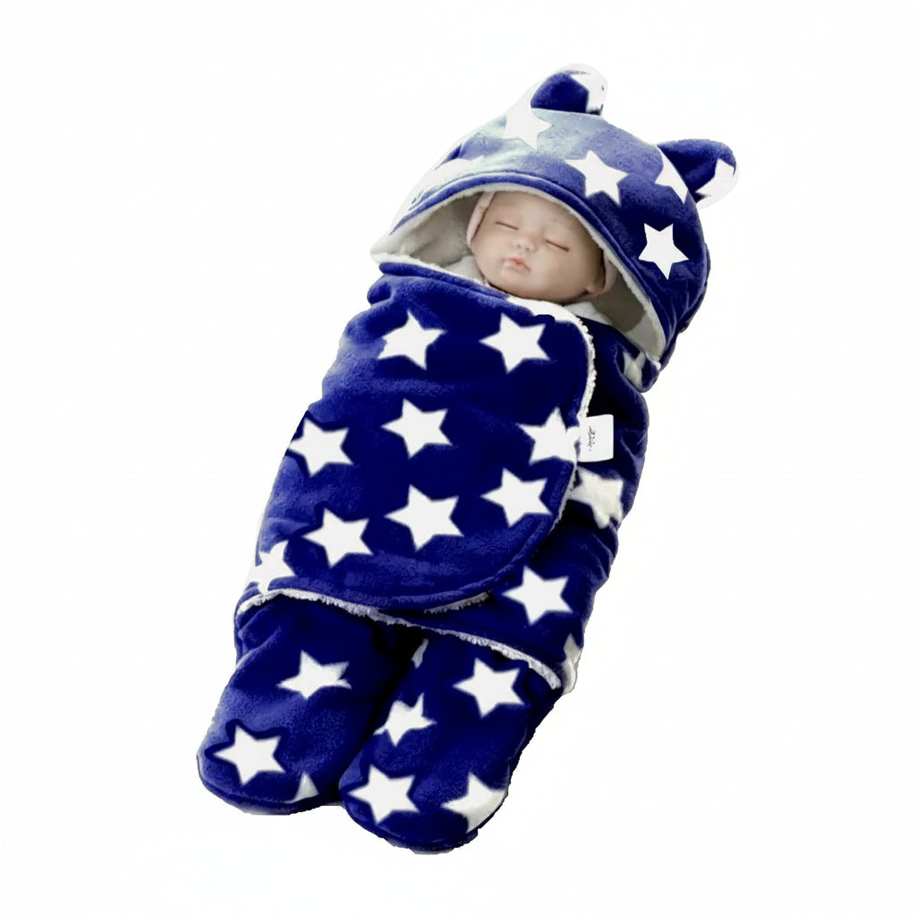 First Kick New Born Baby Gift Set Combo Pack for Baby Boys and Baby Girls Pack of 2 Pcs Blue Dogs