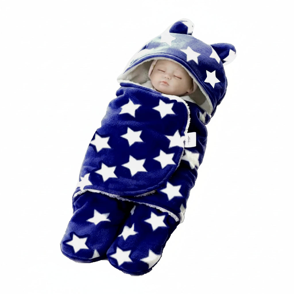First Kick New Born Baby Gift Set Combo Pack for Baby Boys and Baby Girls Pack of 2 Pcs Blue Dogs