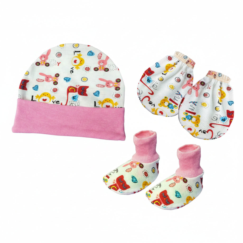 First Kick New Born Baby Gift Set Combo Pack for Baby Boys and Baby Girls Pack of 2 Pcs Blue Dogs