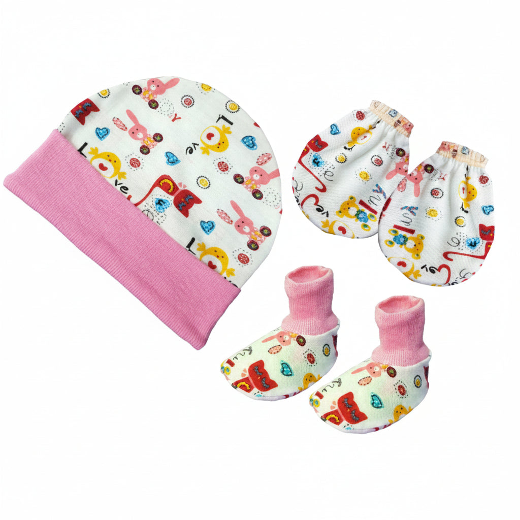First Kick New Born Baby Gift Set Combo Pack for Baby Boys and Baby Girls Pack of 2 Pcs Blue Dogs