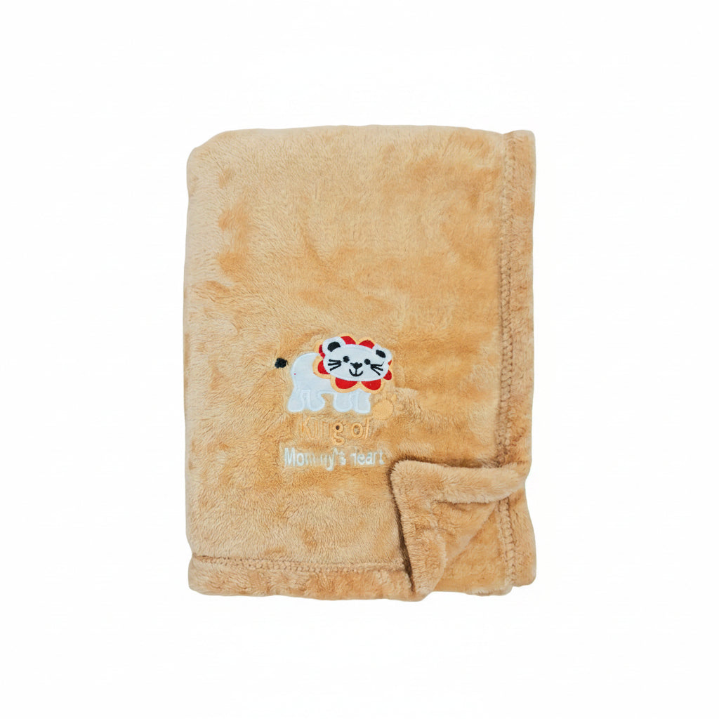 First Kick Polyester Baby Bath Towel New Born Pack of Soft Bath Towel Wrapper for Baby Boys and Baby Girls 100 cm x 80 cm, 0-36 Months Set of 1 Pieces