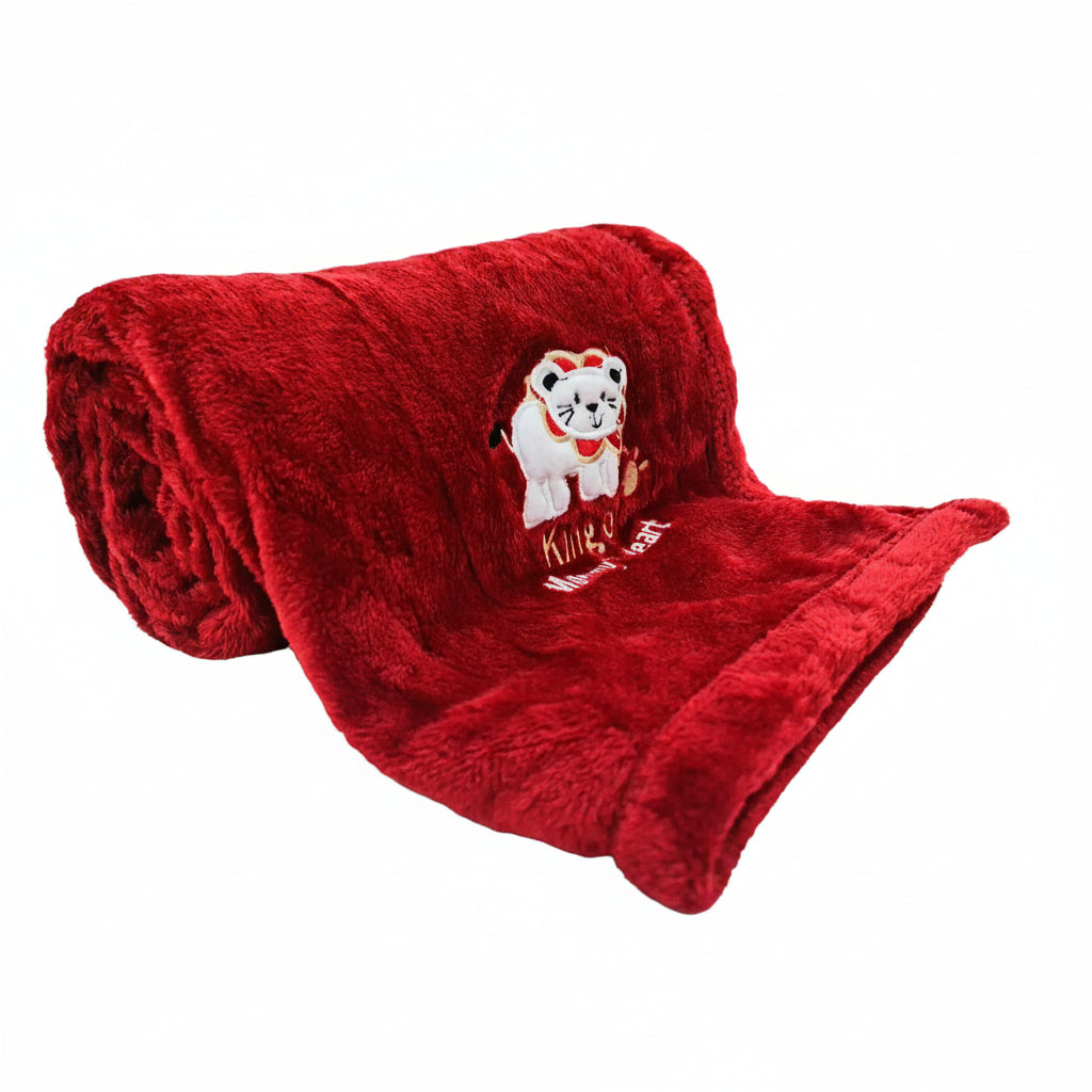 First Kick Polyester Baby Bath Towel New Born Pack of Soft Bath Towel Wrapper for Baby Boys and Baby Girls 100 cm x 80 cm, 0-36 Months Set of 1 Pieces