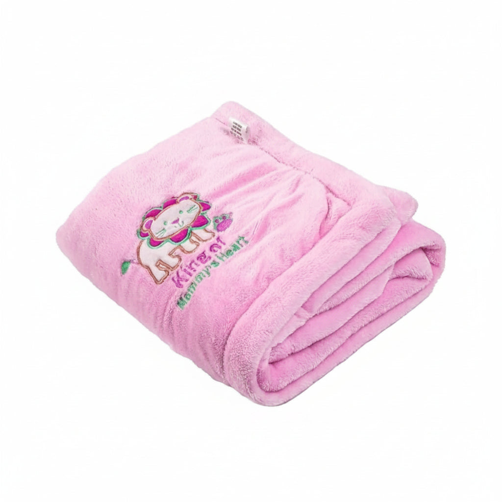First Kick Polyester Baby Bath Towel New Born Pack of Soft Bath Towel Wrapper for Baby Boys and Baby Girls 100 cm x 80 cm, 0-36 Months Set of 1 Pieces