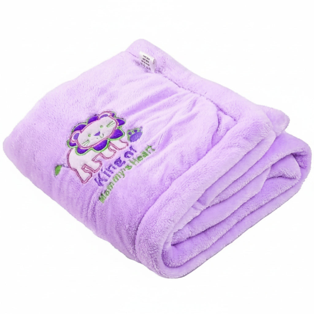 First Kick Polyester Baby Bath Towel New Born Pack of Soft Bath Towel Wrapper for Baby Boys and Baby Girls 100 cm x 80 cm, 0-36 Months Set of 1 Pieces