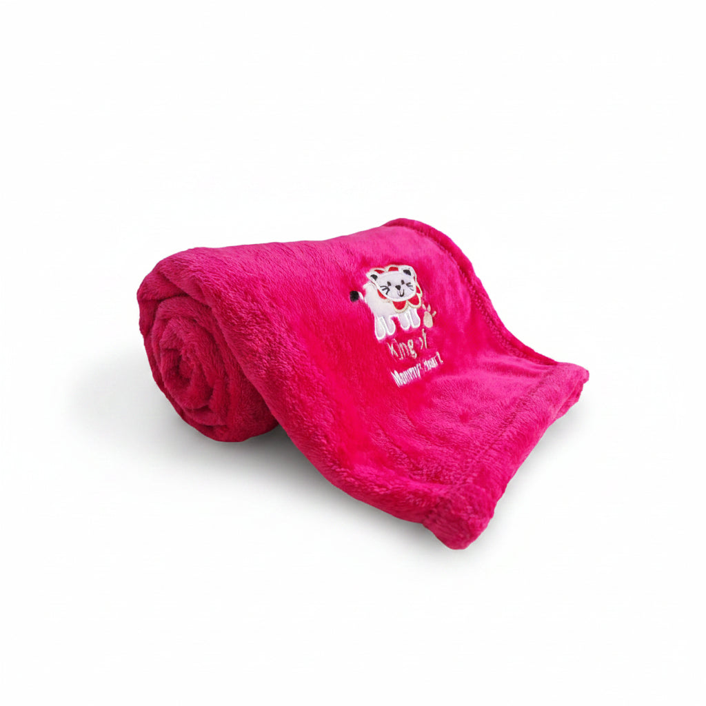 First Kick Polyester Baby Bath Towel New Born Pack of Soft Bath Towel Wrapper for Baby Boys and Baby Girls 100 cm x 80 cm, 0-36 Months Set of 1 Pieces