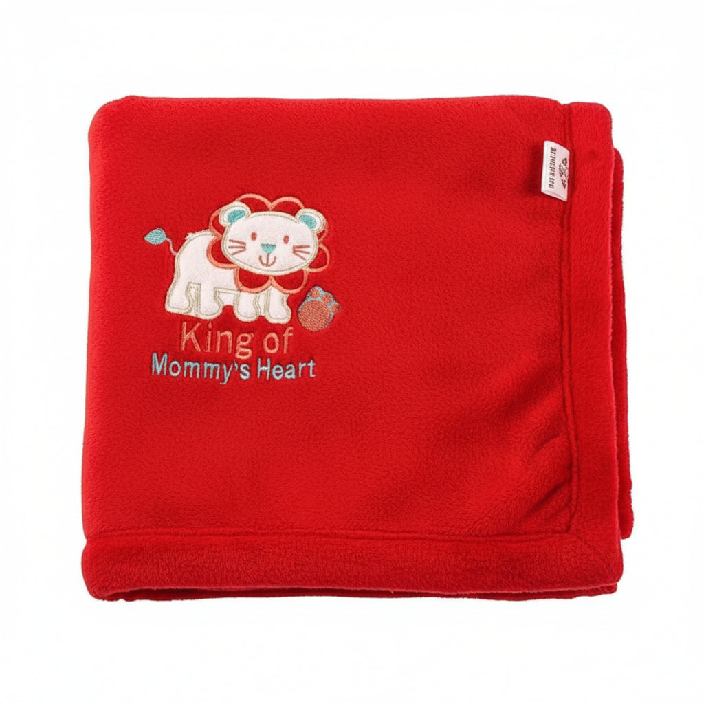 First Kick Polyester Baby Bath Towel New Born Pack of Soft Bath Towel Wrapper for Baby Boys and Baby Girls 100 cm x 80 cm, 0-36 Months Set of 1 Pieces