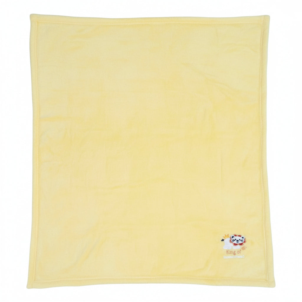 First Kick Polyester Baby Bath Towel New Born Pack of Soft Bath Towel Wrapper for Baby Boys and Baby Girls 100 cm x 80 cm, 0-36 Months Set of 1 Pieces