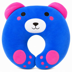First Kick Baby Feeding Pillow for Breastfeeding & Bottle Feeding, Ergonomic Nursing Support Cushion, Soft Neck Support Pillow, Portable Aid for Newborns, & Moms