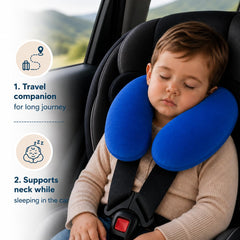 First Kick Baby Feeding Pillow for Breastfeeding & Bottle Feeding, Ergonomic Nursing Support Cushion, Soft Neck Support Pillow, Portable Aid for Newborns, & Moms