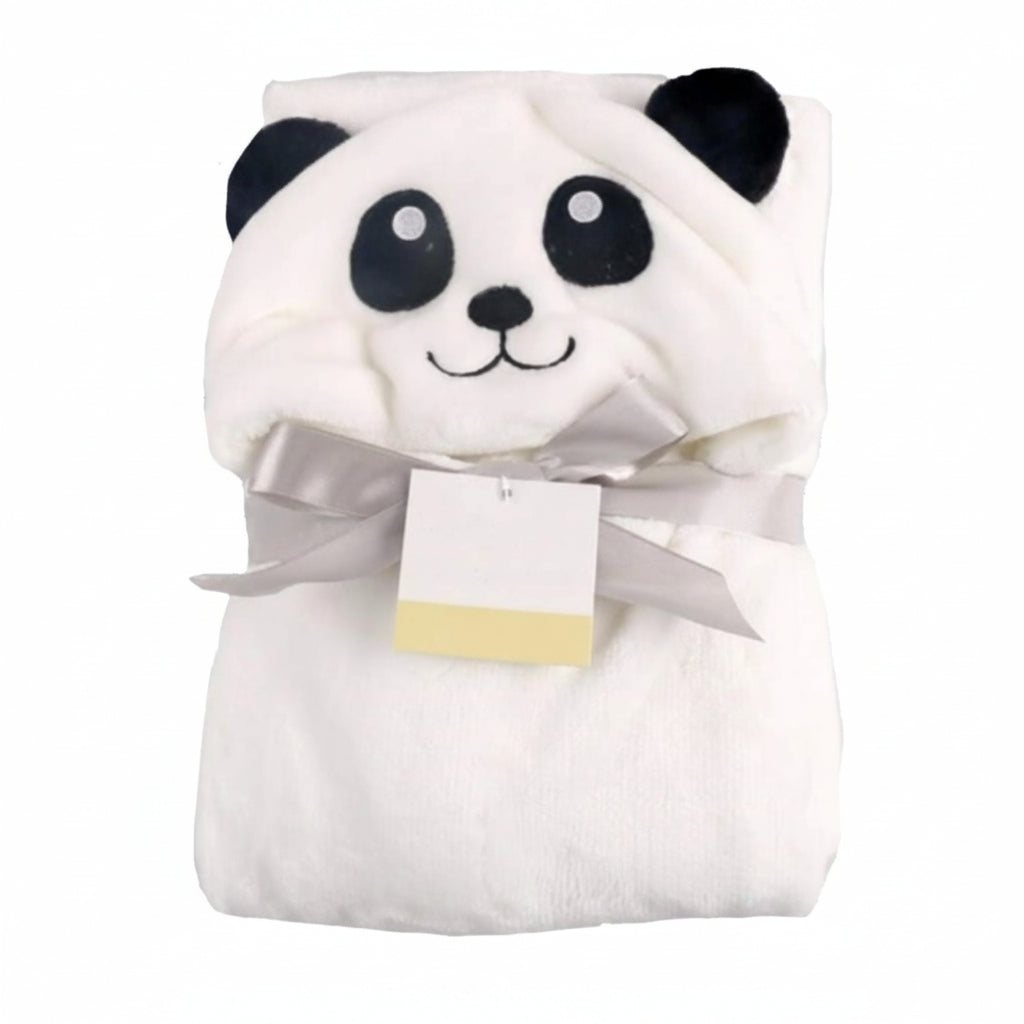 First Kick Baby Hooded Blanket for Newborn (0-12 Months) – Ultra Soft 240 GSM Wrap, Hood Baby Bath Towel & Swaddle, Lightweight Warm Crib & Travel for Infants – 82 × 82 cm Beige