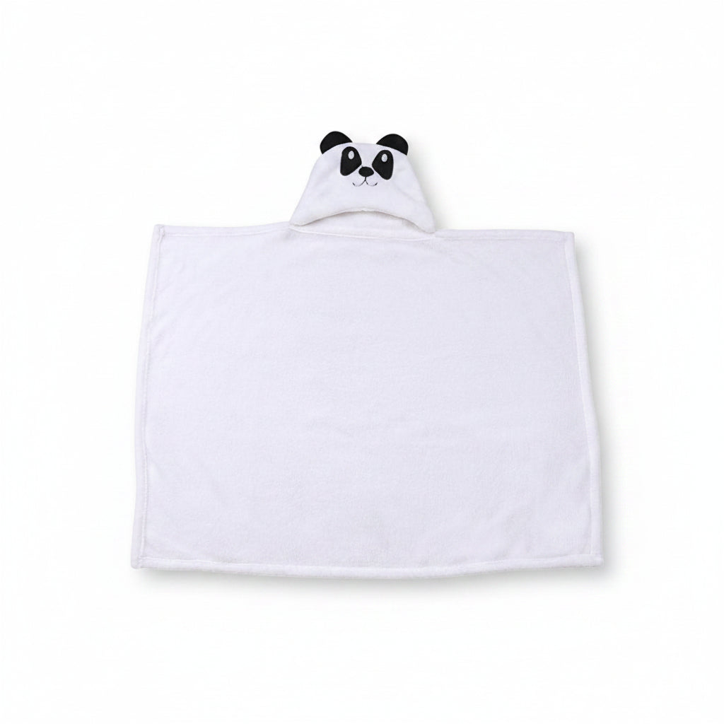 First Kick Baby Hooded Blanket for Newborn (0-12 Months) – Ultra Soft 240 GSM Wrap, Hood Baby Bath Towel & Swaddle, Lightweight Warm Crib & Travel for Infants – 82 × 82 cm Beige