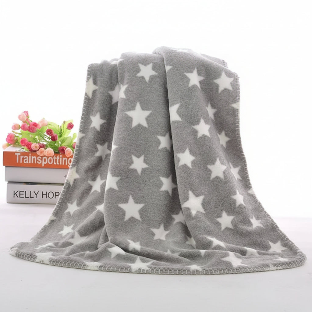 First Kick New Born Super Soft Baby Blanket Wrapper Durable Fleece Polyester Sheet Cum Baby Blanket for Baby Boys, Baby Girls, Babies (100cm x 75cm, 0-6 Months) Beige