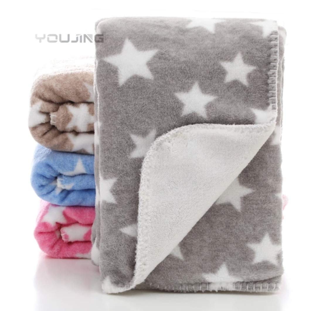First Kick New Born Super Soft Baby Blanket Wrapper Durable Fleece Polyester Sheet Cum Baby Blanket for Baby Boys, Baby Girls, Babies (100cm x 75cm, 0-6 Months) Beige
