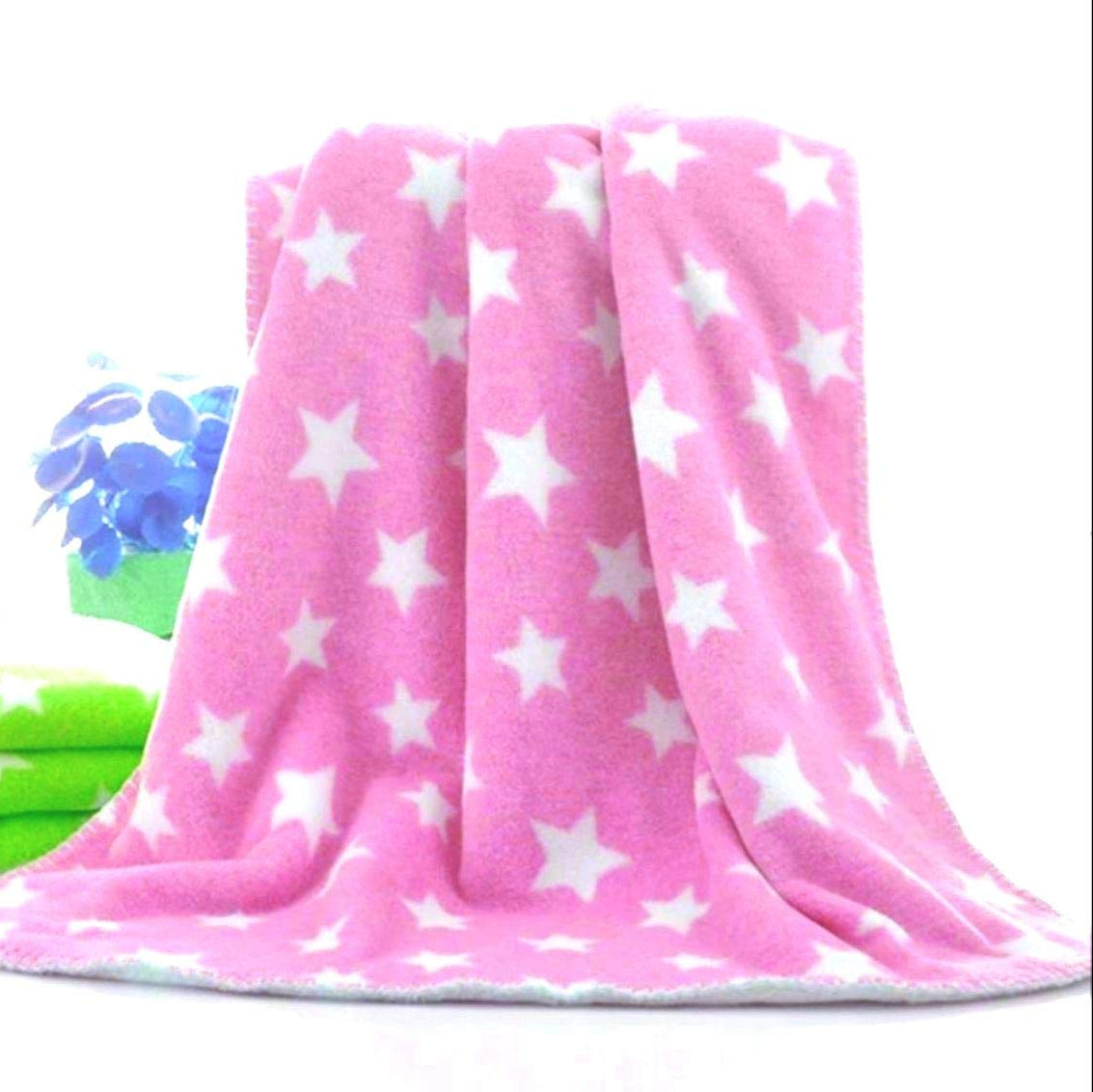 First Kick Baby Blankets New Born Combo Pack Of Hooded Wrapper Durable Fleece Polyester Sleeping Bag Towel For 0-6 Months Baby Boys And Baby Girls Pack Of 2 Grey Star, Grey Mouse, Casual Style