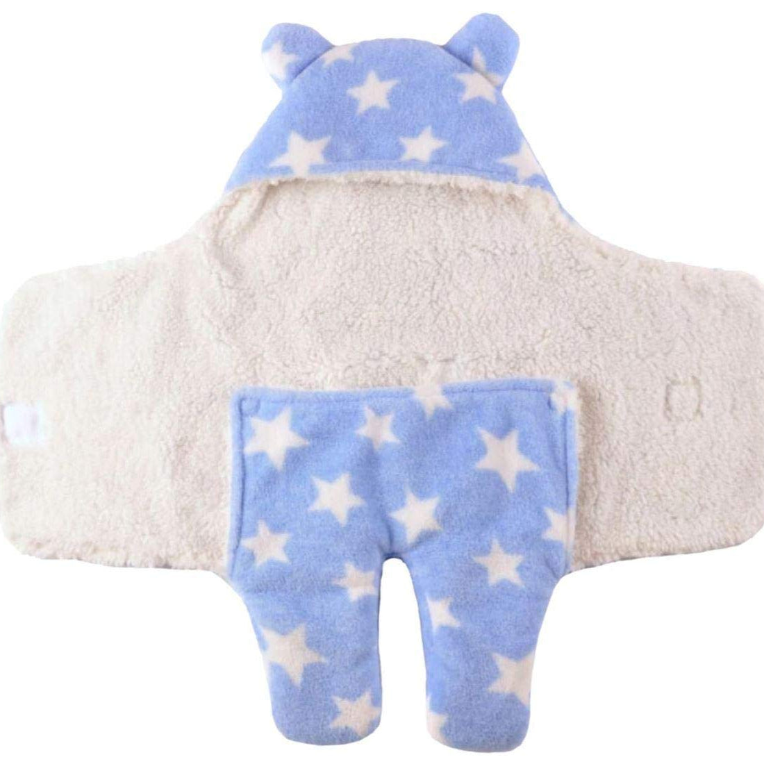 First Kick New Born Sleeping Bag Combo Pack of Super Soft Wearable Baby Wrapper Durable Fleece Polyester Cum Baby Sleeping Bag for Boys, Baby Girls, Babies (76cm x 70cm, 0-6 Months) Pack of 2 Pink