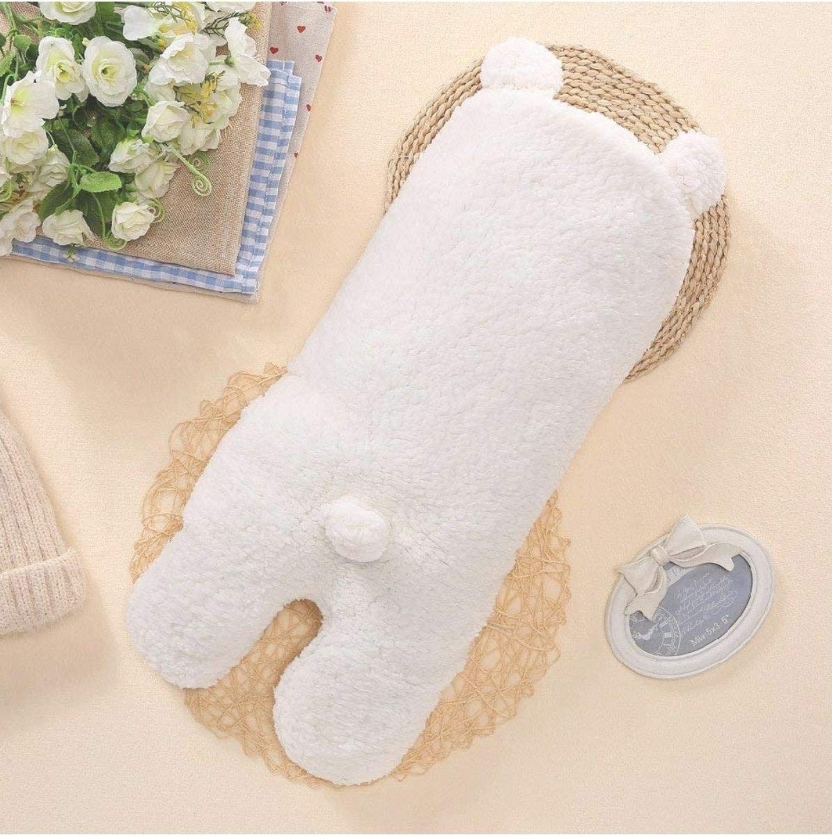 First Kick New Born Sleeping Bag Combo Pack of Super Soft Wearable Baby Wrapper Durable Fleece Polyester Cum Baby Sleeping Bag for Boys, Baby Girls, Babies (76cm x 70cm, 0-6 Months) Pack of 2 Pink