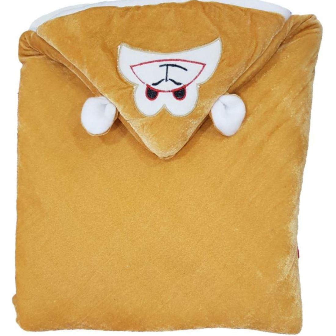 First Kick Baby Blankets New Born Combo Pack of Super Soft Baby Wrapper Sleeping Bag Cum Baby Blanket for Baby Boys, Baby Girls, Babies (66cm x 66cm, 0-6 Months), Pack of 2
