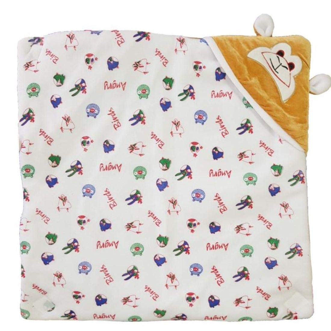 First Kick Baby Blankets New Born Combo Pack of Super Soft Baby Wrapper Sleeping Bag Cum Baby Blanket for Baby Boys, Baby Girls, Babies (66cm x 66cm, 0-6 Months), Pack of 2
