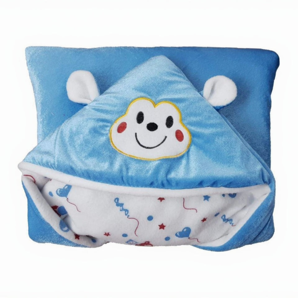 First Kick Baby Blankets New Born Combo Pack of Super Soft Baby Wrapper Sleeping Bag Cum Baby Blanket for Baby Boys, Baby Girls, Babies (66cm x 66cm, 0-6 Months), Pack of 2