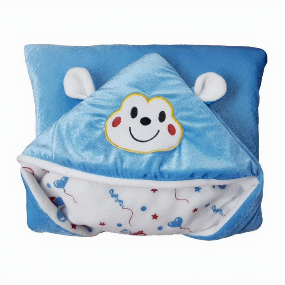 First Kick Baby Blankets New Born Combo Pack of Super Soft Baby Wrapper Sleeping Bag Cum Baby Blanket for Baby Boys, Baby Girls, Babies (66cm x 66cm, 0-6 Months), Pack of 2