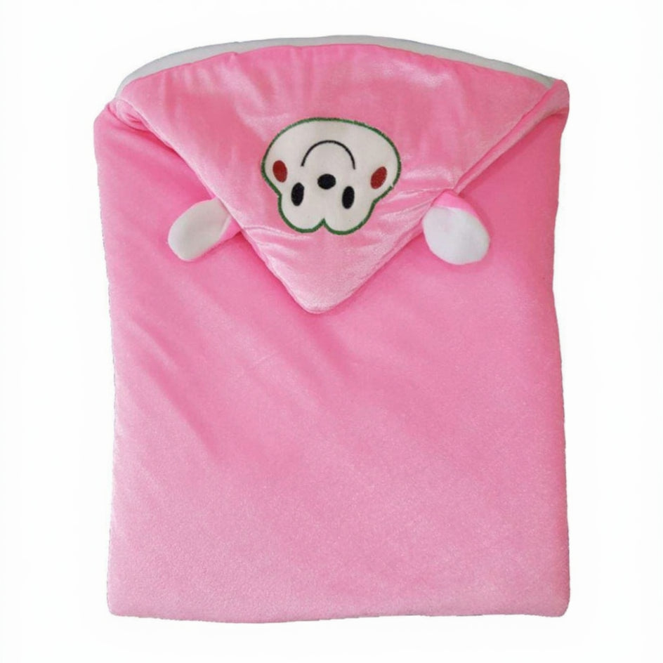 First Kick Baby Blankets New Born Combo Pack of Super Soft Baby Wrapper Sleeping Bag Cum Baby Blanket for Baby Boys, Baby Girls, Babies (66cm x 66cm, 0-6 Months), Pack of 2