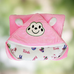 First Kick Baby Blankets New Born Combo Pack of Super Soft Baby Wrapper Sleeping Bag Cum Baby Blanket for Baby Boys, Baby Girls, Babies (66cm x 66cm, 0-6 Months), Pack of 2