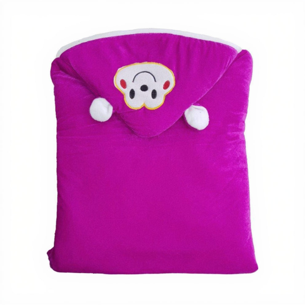 First Kick Baby Blankets New Born Combo Pack of Super Soft Baby Wrapper Sleeping Bag Cum Baby Blanket for Baby Boys, Baby Girls, Babies (66cm x 66cm, 0-6 Months), Pack of 2