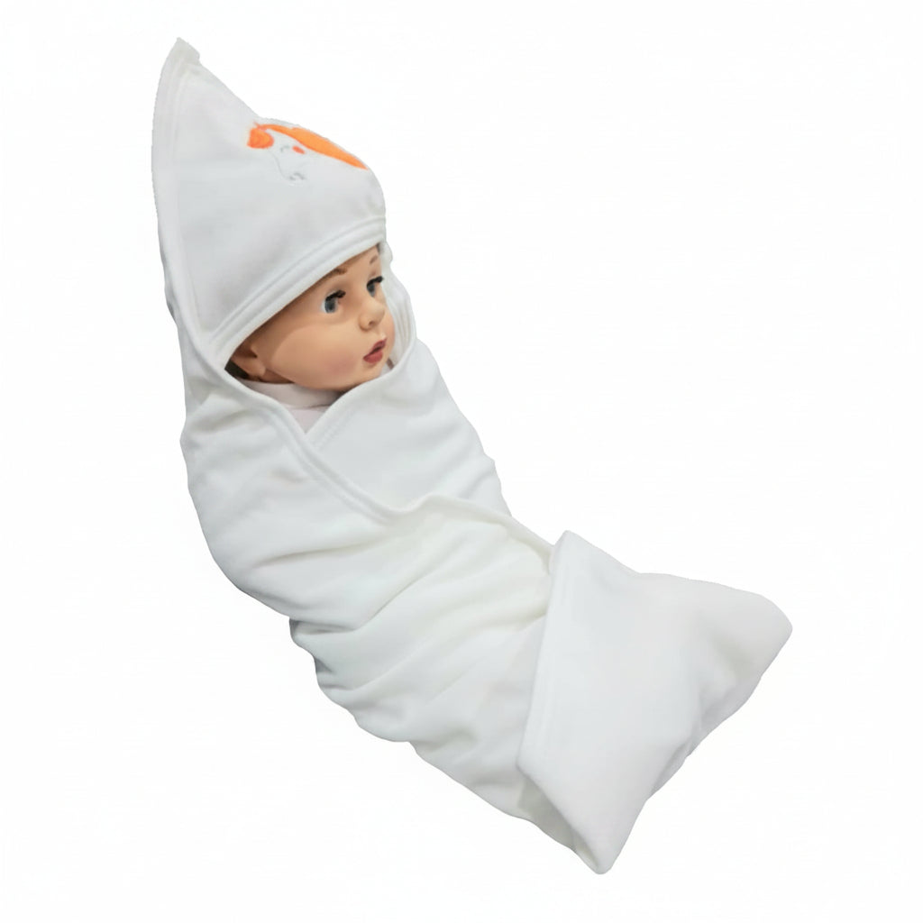 First Kick Baby Cotton Bath Towels New Born Combo Pack Of Hooded Soft Wrapping Towel Pack Of 2(70 Cm X 66 Cm) Set Of 2, Pink
