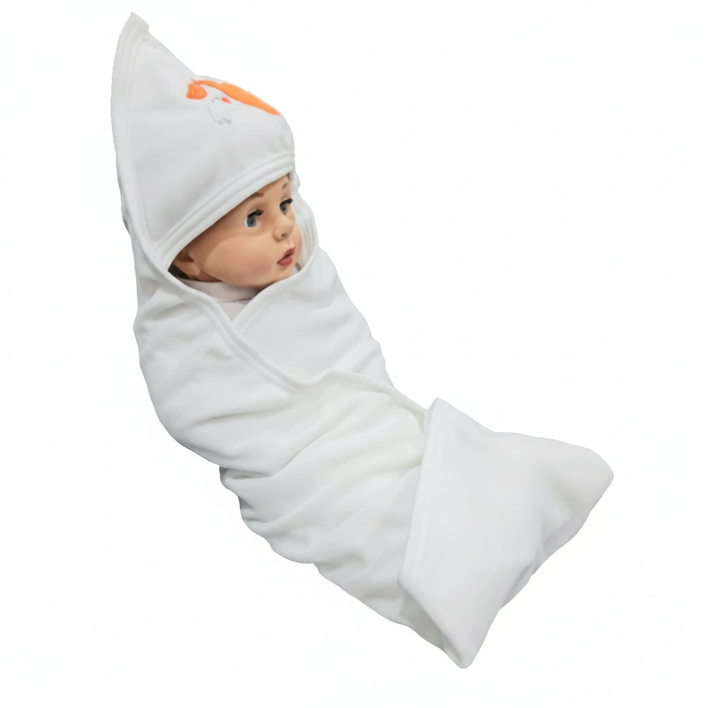First Kick Baby Cotton Bath Towels New Born Combo Pack Of Hooded Soft Wrapping Towel Pack Of 2(70 Cm X 66 Cm) Set Of 2, Pink