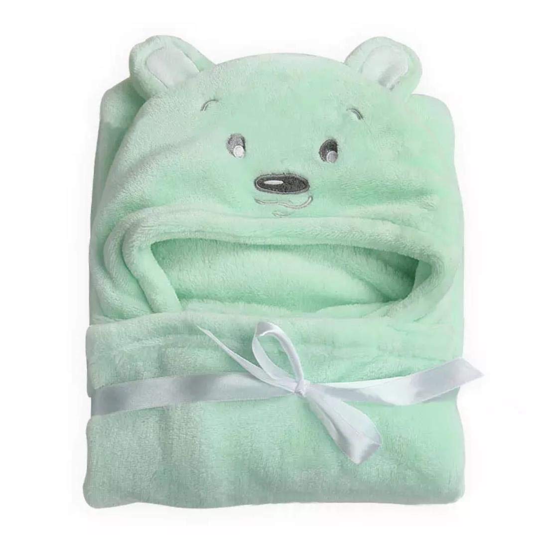 First Kick Super Soft Baby Wrapper & Bath Towel Combo Pack of 2 (Blue/Pink, 0–6 Months, 80 × 80 cm)