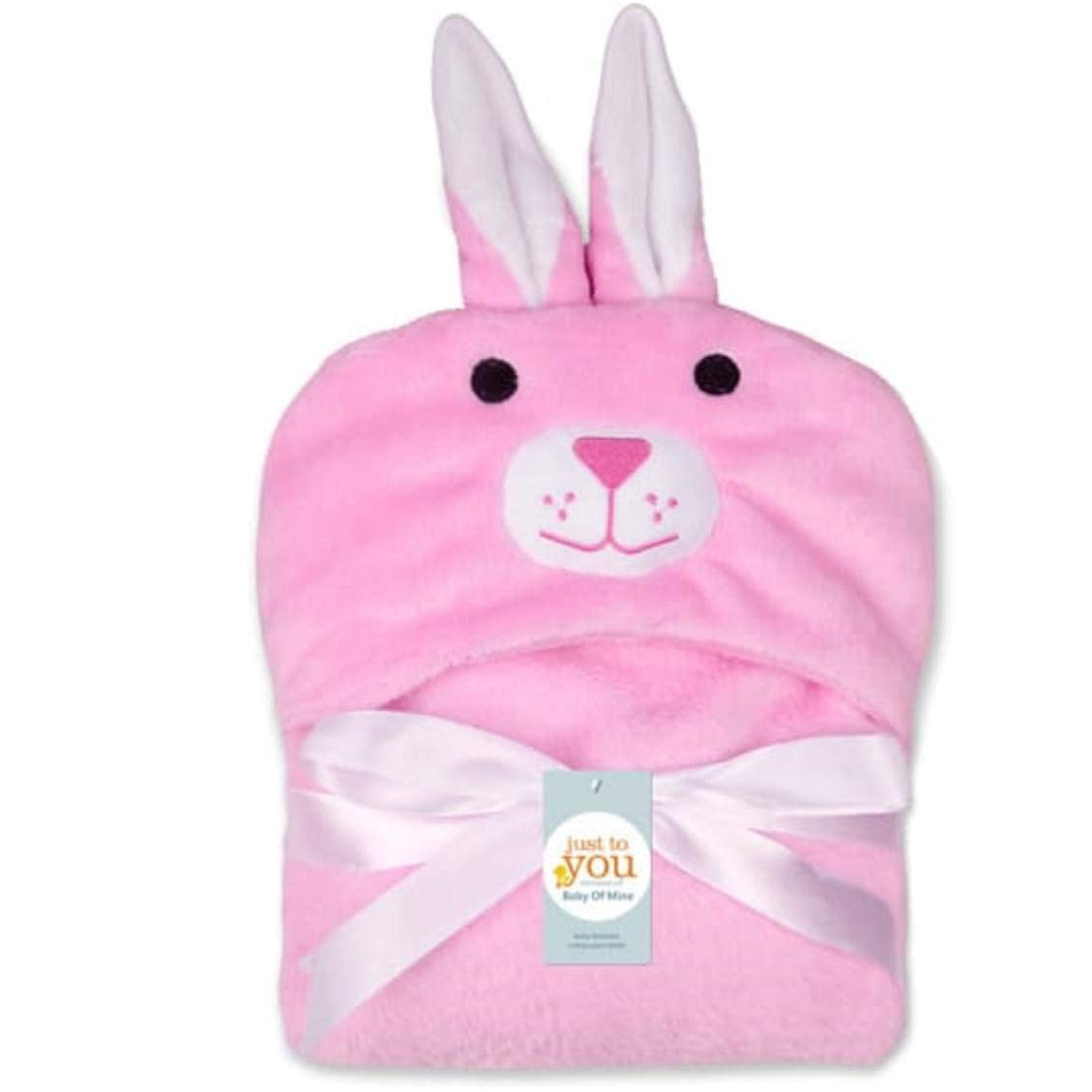 First Kick Super Soft Baby Wrapper & Bath Towel Combo Pack of 2 (Blue/Pink, 0–6 Months, 80 × 80 cm)