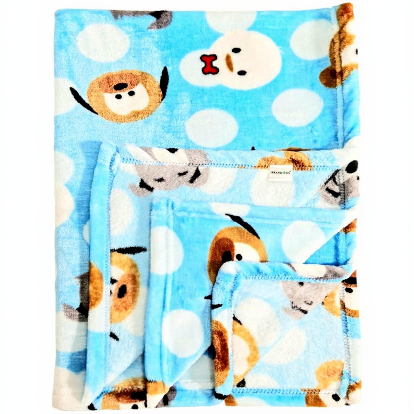 BRANDONN Baby Blankets Newborn Hooded Soft Wrapper Cum Towel for Baby Boys and Baby Girls Pack of 1