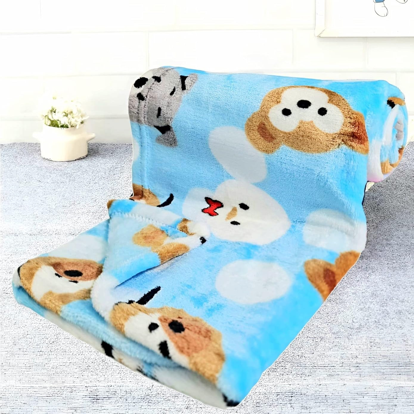 BRANDONN Baby Blankets Newborn Hooded Soft Wrapper Cum Towel for Baby Boys and Baby Girls Pack of 1