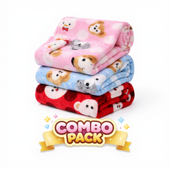 BRANDONN Newborn Baby Swaddle Blanket Gift Pack – Pack of 3 & Pack of 2 (0–12 Months)