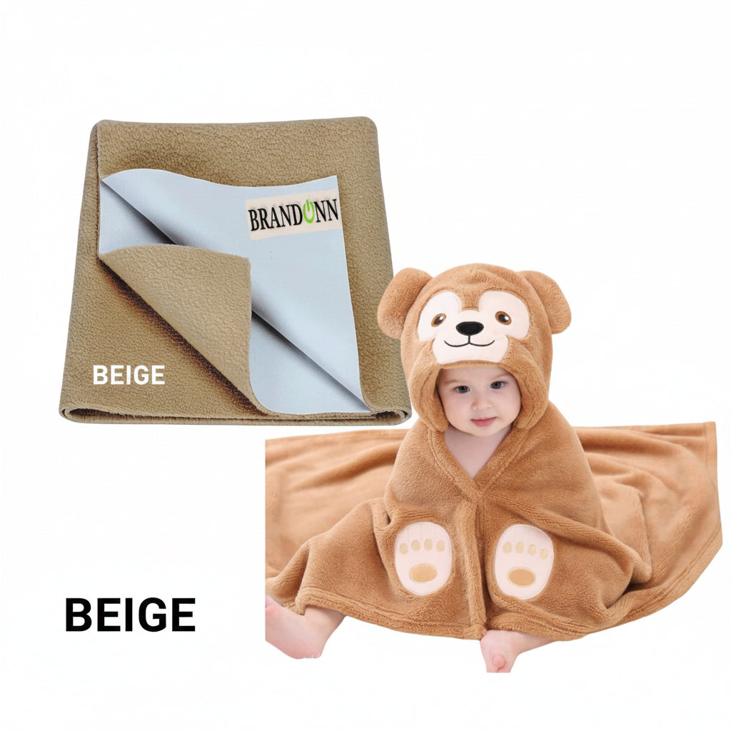 First Kick New Born Baby Gift Set Combo Pack for Baby Boys and Baby Girls Pack of 2 Pcs Blue Dogs