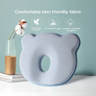 BRANDONN Baby Memory foam Apple Shaped Neck Support Pillow for Head