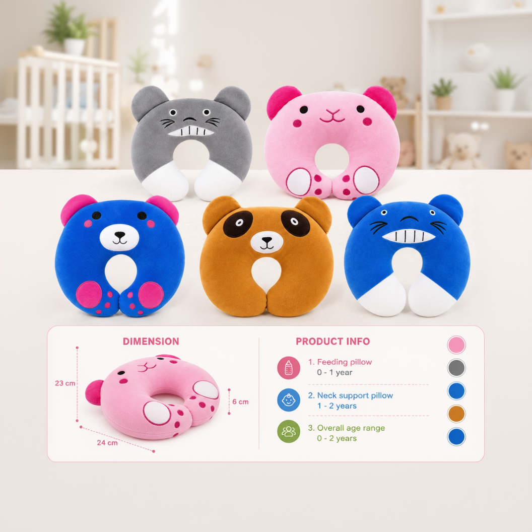 BRANDONN Baby U-Shaped Neck Support & Feeding Pillow