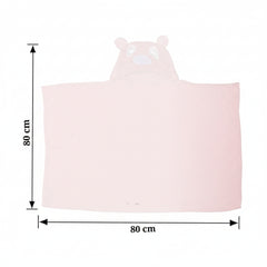 BRANDONN Baby Hooded Swaddle Blanket Combo Pack of 2 for Newborns (0–6 Months, 83 × 80 cm)