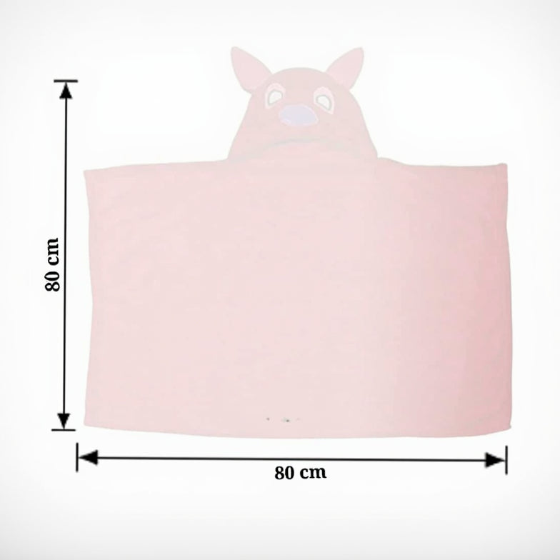 BRANDONN Baby Hooded Swaddle Blanket Combo Pack of 2 for Newborns (0–6 Months, 83 × 80 cm)